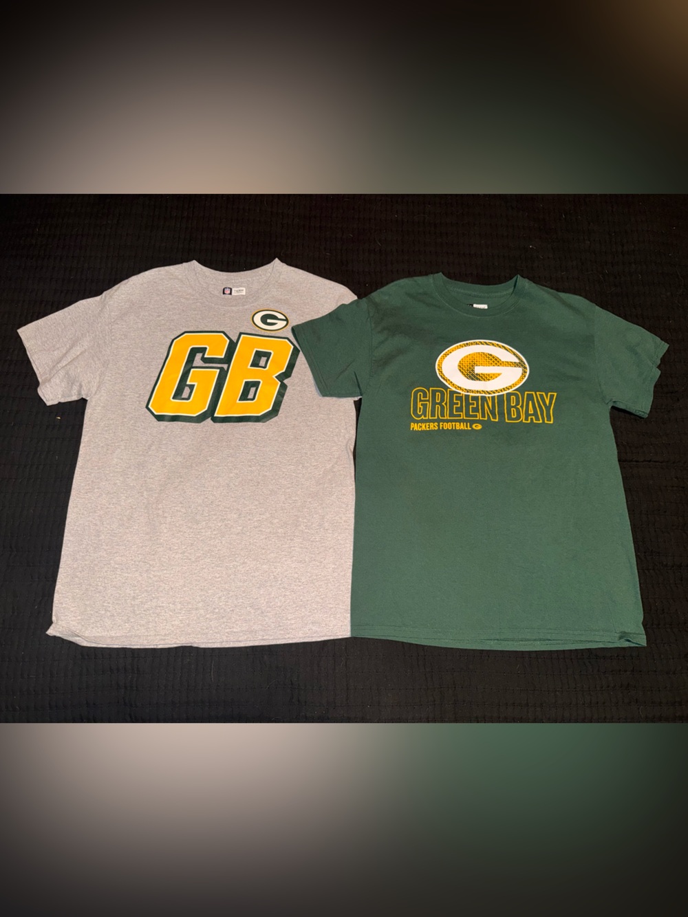 Men’s NFL Team Apparel Green Bay Packers T-Shirt Bundle - Size Medium
